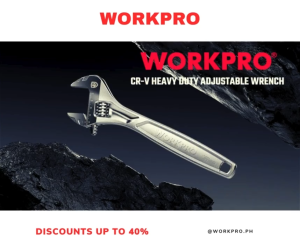 WORKPRO - 150mm (6") CR-V Heavy Duty Adjustable Wrench WP272006 Original DISCOUNTED PRICE
