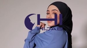 HiHijab - HiBasic Dry Cool Collection Instant Sport Hijab Microfiber Tudung Sukan Hijab Sukan - Police Blue