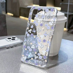 Flower Case For Samsung A37 A57 A36 A56 A55 A17 A14 A15 A33 A34 A35 Cover S26 Ultra S23 S24 S25 Plus S23 S24 FE Soft Clear Funda