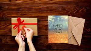 (ISI 25 PCS) Kartu Ucapan Selamat Tahun Baru Happy New Years Cards