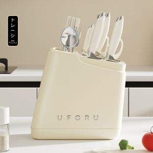 Ống đựng đũa muỗng nhà bếp FEEKA có lỗ thoát nước hộp đựng đũa thìa và dao kéo có lỗ thoát nước