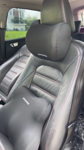 Gối Đầu Tựa Lưng Ô Tô Chống Mỏi Awesome Chất Liệu Cotton Bọc Cao Su Non Nguyên Khối