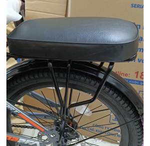 Đệm yên sau xe đạp mềm êm dày dặn chống nước màu đen