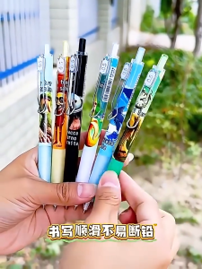 Set Pensel AI山海经自动铅笔套装 Brain Rot Automatic Pencil Set 0.5mm 自动笔替芯套装学生文具用品 Mechanical Pencil Students