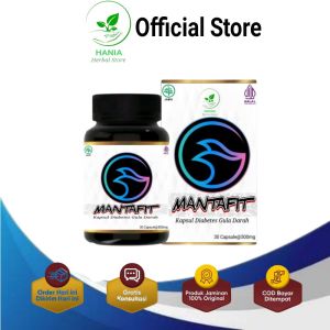 MANTAFIT HERBAL KAPSUL DIABETES GULA DARAH KEMBALI NORMAL 100% ASLI ORIGINAL