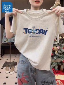 Jeanswest | Áo Thun Cotton Xám Size Lớn Rộng Rãi