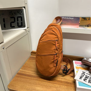 Túi Đeo Chéo Nam ISN Pure Color Túi Đeo Vai Đơn Túi Điện Thoại Di Động Túi Đeo Chéo Thường Ngày Túi Đeo Chéo Đa Năng Túi Đeo Vai