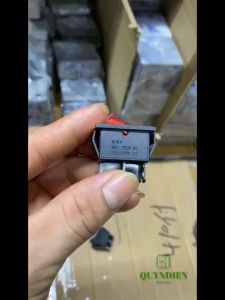 Công tắc bập bênh KCD4 250VAC-16A 30A loại 4 chân 6 chân dùng cho máy hàn nguồn thiết bị điện amply (1 cái)-Linh kiện điện tử Quỳnh Diễn
