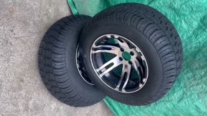 Bajaj Re modified rims and tires 205/50-10 Tvs King tires+wheels Increase the wheel rim by 10 inches