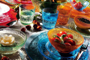 Bộ Đồ Ăn Bằng Thủy Tinh Nhiều Màu Bormioli Rocco Phong Cách Châu Âu Tr�m Tròn Giá Đặc Biệt Dĩa Đựng Thức Ăn Nhẹ Dĩa Đựng Trái Cây