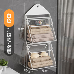 Waterproof Bathroom Storage Bag Large Capacity Clothes Mobile Phone Organizer Hanging Bag for Dormitory Public Shower Room