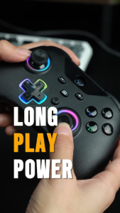 Koorfly 07S Wireless Gaming Controller Hall-Effect Gamepad 1000mAh Support 2.4G Receiver & Bluetooth Connection For Switch PC Steam Andior IOS