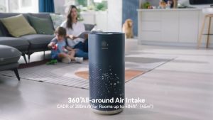 Smartmi Air Purifier 2 เครื่องฟอกอากาศ เครื่องฟอกอากาศภายในอาคาร มีแสง UV ในตัว พื้นที่ทำความสะอาดสูงสุด 45 ตร.ม. Hey Google Alexa Apple HomeKit / SMATMI Link