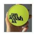 Unleashia Don't Touch Glass Pink Cushion. 