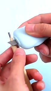 MINI CUTTER PORTABLE DAN CUTTER DOLPHINE / PISAU PEMOTONG KERTAS DAN PAKET UNBOXING SERBAGUNA