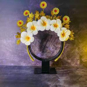 HARGA TERMURAH!! Bando Mahkota Bunga / Aksesoris Mahkota Terlaris /Mahkota Adat Bali /Tari Bali