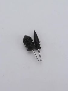 Leather Edge Polishing & Grinding Head Wood Head Steel Handle Grinding Rod Ideal for DIY Leather Repairing Trimming Tool