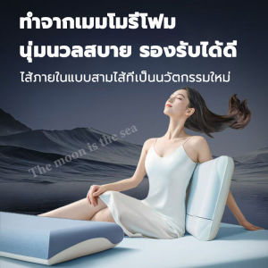 แกนหมอนเมมโมรีโฟมมีความยืดหยุ่นสูง ใช้ในบ้าน ผู้ใหญ่ แกนหมอนรองคอนักเรียน หอพัก หมอน หมอนสุขภาพ 42x70 ซม หมอนหนุนโรงแรม Memory foam