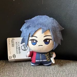New 10cm Anime Demon Slayer Tomioka Giyu Kamado Tanjirou Kamado Nezuko Agatsuma Zenitsu Shinazugawa Genya Plush Toy Doll Gift