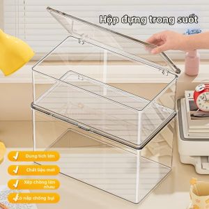 Dustproof Clear Acrylic Desk Organizer
