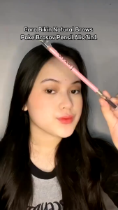 BRASOV Pensil Alis 3 in 1 Type-A | Pensil Alis + Sikat + Serutan Brown dan Black Natural Eyebrow