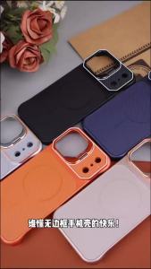 Ốp Điện Thoại iPhone 18/17/16/15/14/13 Pro Max Cao Cấp Chất Liệu Sợi Carbon Có Nam Châm Không Viền Bảo Vệ Ống Kính Chống Sốc Chống Xước Hỗ Trợ Sạc Không Dây
