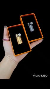 HỘP QUẸT BẬT LỬA XĂNG ĐÁ THIẾT KẾ KIM LOẠI TRỤ LÙN MINI NHỎ GỌN
