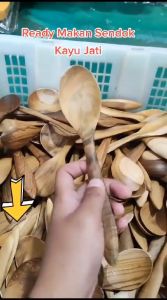 Sendok Makan Kayu Sawo & Sendok Korea Murah