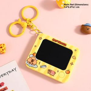 Mini Playable Stress Reliever Toy Drawing Board Keychain Hand-drawn School Bag Pendant Quirky Creative Gift Festival Supplies