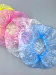 Beauty Care Disposable Shower Cap Plastic PE Waterproof Thickened Bath Beauty Hair Treatment Oil Hair Dyeing Head Cover Drip Oil Protection