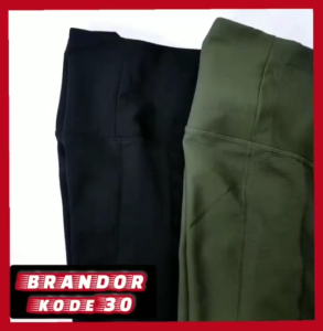 Brandor - Highwaist Biker Shorts Pants - Celana Pendek Olahraga Wanita - 9 inc ( ANSH30 )