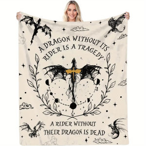 VIKAMA Fantasy Dragon Blanket Soft Home Bedroom Sofa Blanket Outdoor Camping Picnic Blanket Home Decoration Cover Blanket