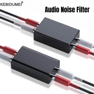 Kebidumei | RCA Audio Noise Filter Anti-interference Suppressor Ground Loop Lsolator Eliminate Cancelling For Home Stereo Car Audio System
