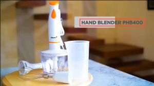 Pisces Hand Blender 4 in 1 - PHB400: Blender Tahan Lama & Multi Fungsi