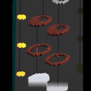 OFM-M342 Mainan Balok Susun DIY Mini Bricks Toys Karakter Kartun Lucu / Building Nano Block Mini 3D