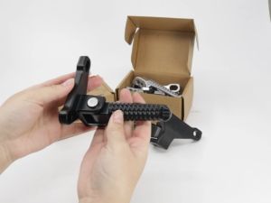 Motorcycle Sniper 150 155 Rear Footrest With Bracket Set For Honda Yamaha All Scooters Mio Click