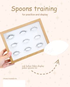 Sosiolash - SPOONS TRAINING ISI 10PCS EYELASH EXTENSION