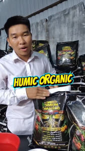 Phân bón hữu cơ Humic Organic 10kg hỗ trợ ra rễ mạnh cho cây trồng