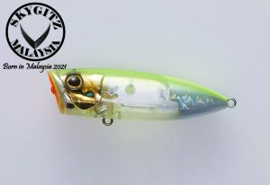 SKYGITZ MALAYSIA EXTREME Fishing Pop Flash Boost Popper 69 mm 12g Killer Siakap Peacock Bass Sebarau LURE