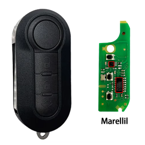 YOCASTY OEM Chip Flip Folding Car Key ID46 433MHZ For Fiat For 500 500L Doblo Bravo Ducato Qubo Grande Punto SIP22 Blade
