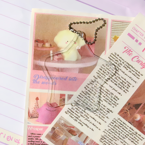 Full Transparent PVC Protection Case Pendant Star Ba Qi Keychain Cartoon Anime Surrounding Products for Fans of All Ages