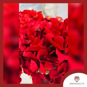 Bunga Artificial Premium - Bunga Plastik Merah - Dekorasi Bunga Palsu A031