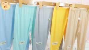 Quần dài quần chục 5 màu thun lạnh dành cho bé trai bé gái