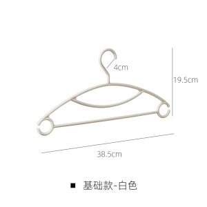 No-Trace Wide Shoulder Clothes Hanger Anti-Slip Plastic Coat Hook for Home Use Dormitory Essential Clothing Drying Tool