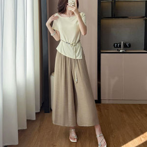 DAIXIANGFEIZI | Trendy New Summer Ladies Cotton and Linen Suit Set