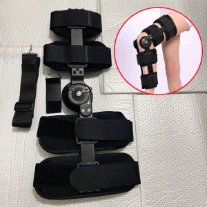 1 ชิ้นผู้ใหญ่ขาคงที่รั้ง - ปรับบานพับเข่ารั้งเข่า Fixation Stretcher - เข่า Orthosis Immobilizer - บรรเทาอาการปวดขา