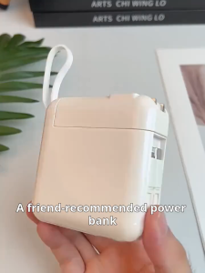 【CCC】Powerbank 66W Fast Charging for Type-C iPhone Android 3 in 1 portable Built in AC Plig 20000mAh Power Bank