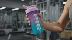 Damda SPEED Protein Shaker Bottle 800ml - Leak-Proof Gym Water Bottle Protein Powder Mixing Cup