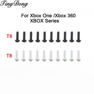 20-50-100Pcs T8 Black Silver Torx Screws Head T8 Screw Set For Xbox One /XBOX 360 /Xbox Series Controller Repair Part