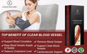 (Bundle of 2) Clear Blood Vessel - Blood Pressure & Cholesterol Blood Vessel Elasticity Heart & Cardiovascular Health | 120 Veg Capsules